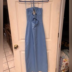 Elegant Blue Women's Dress ZARA